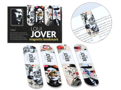 Zestaw 4 zakładek magnetycznych - L. Jover (CARMANI)