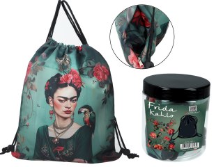 Worek na plecy z kieszenią w tubie - F. Kahlo (CARMANI)