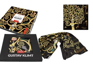 Apaszka Szal ze szlachetnej tkaniny - G. Klimt, Drzewo życia (CARMANI)