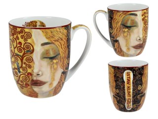 Kubek w pięknym pudełku - Klimt, Złote Łzy