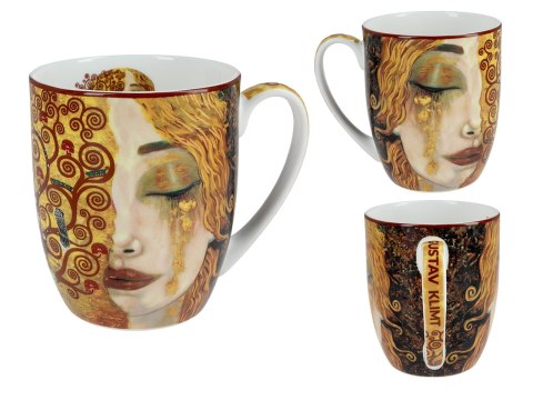 Kubek w pięknym pudełku - Klimt, Złote Łzy