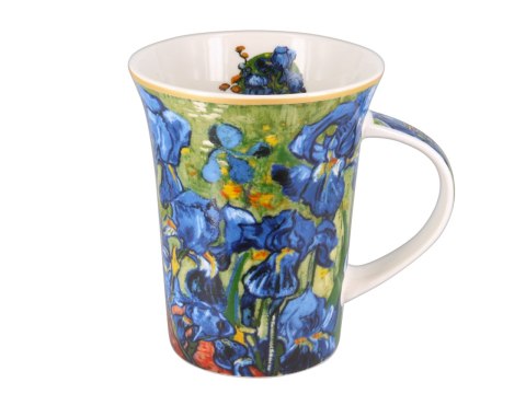 Kubek - Van Gogh, Irysy - Porcelana w eleganckim pudełku
