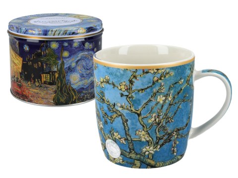 Kubek premium w puszce Van Gogh - Kwitnący Migdałowiec