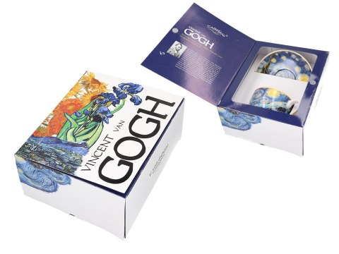 Filiżanka duża - Van Gogh, Gwiaździsta noc - Porcelana w eleganckim pudełku