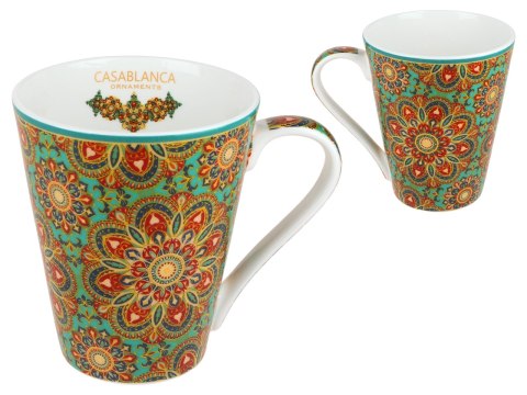 Kubek PREMIUM w kuferku MAROKAŃSKI STYL - porcelana